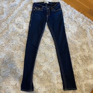 Big Star Dark Wash Liv Skinny Jeans - Sz 28L - Excellent Condition!